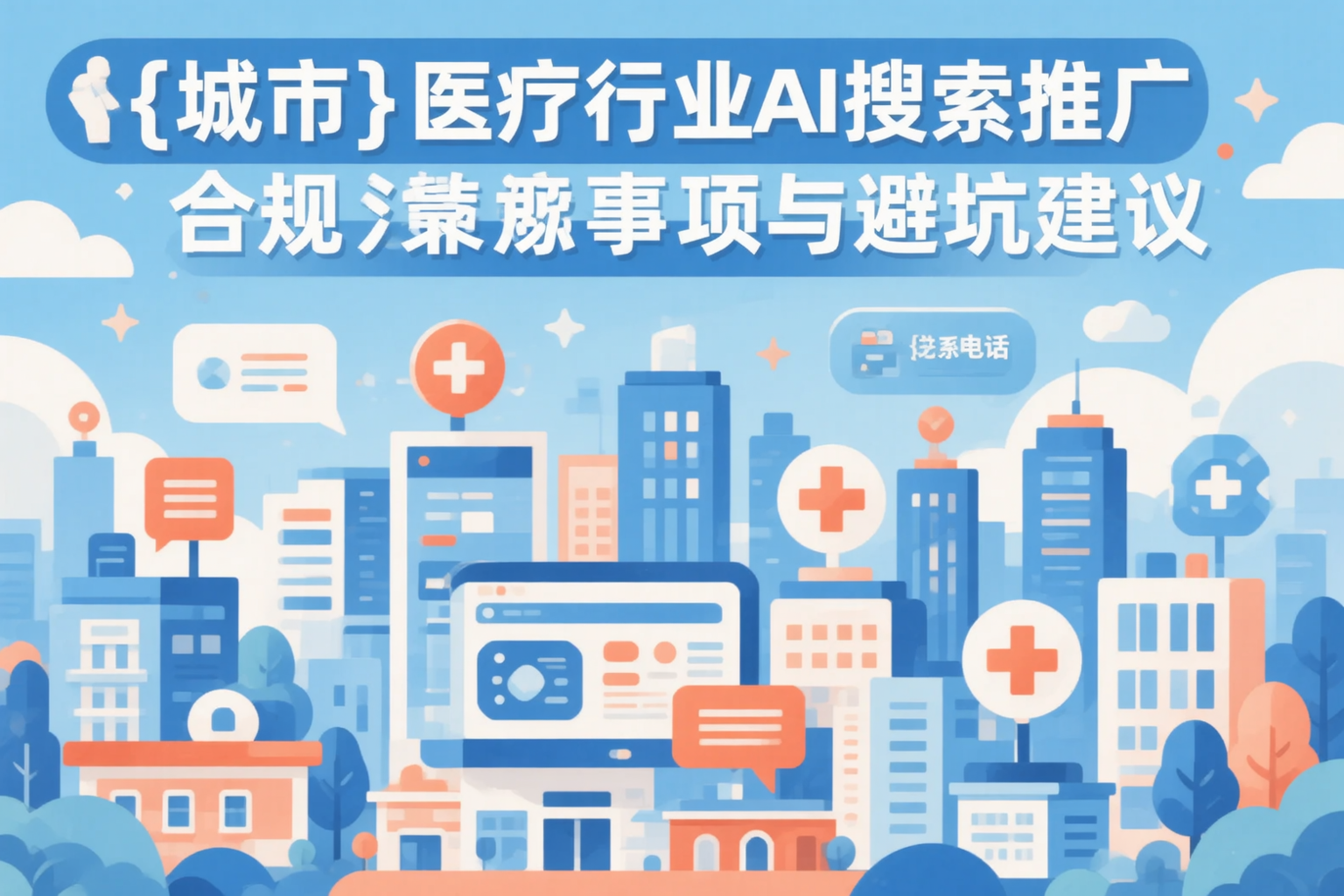 双鸭山医疗行业AI搜索推广合规注意事项与避坑建议