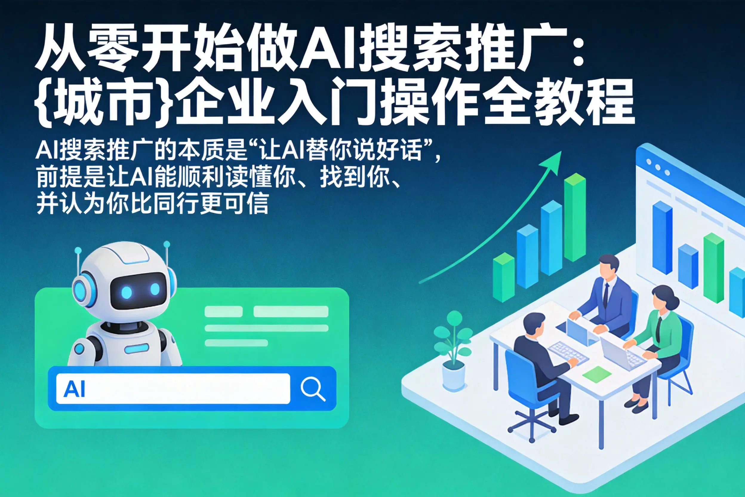 从零开始做AI搜索推广:双鸭山企业入门操作全教程