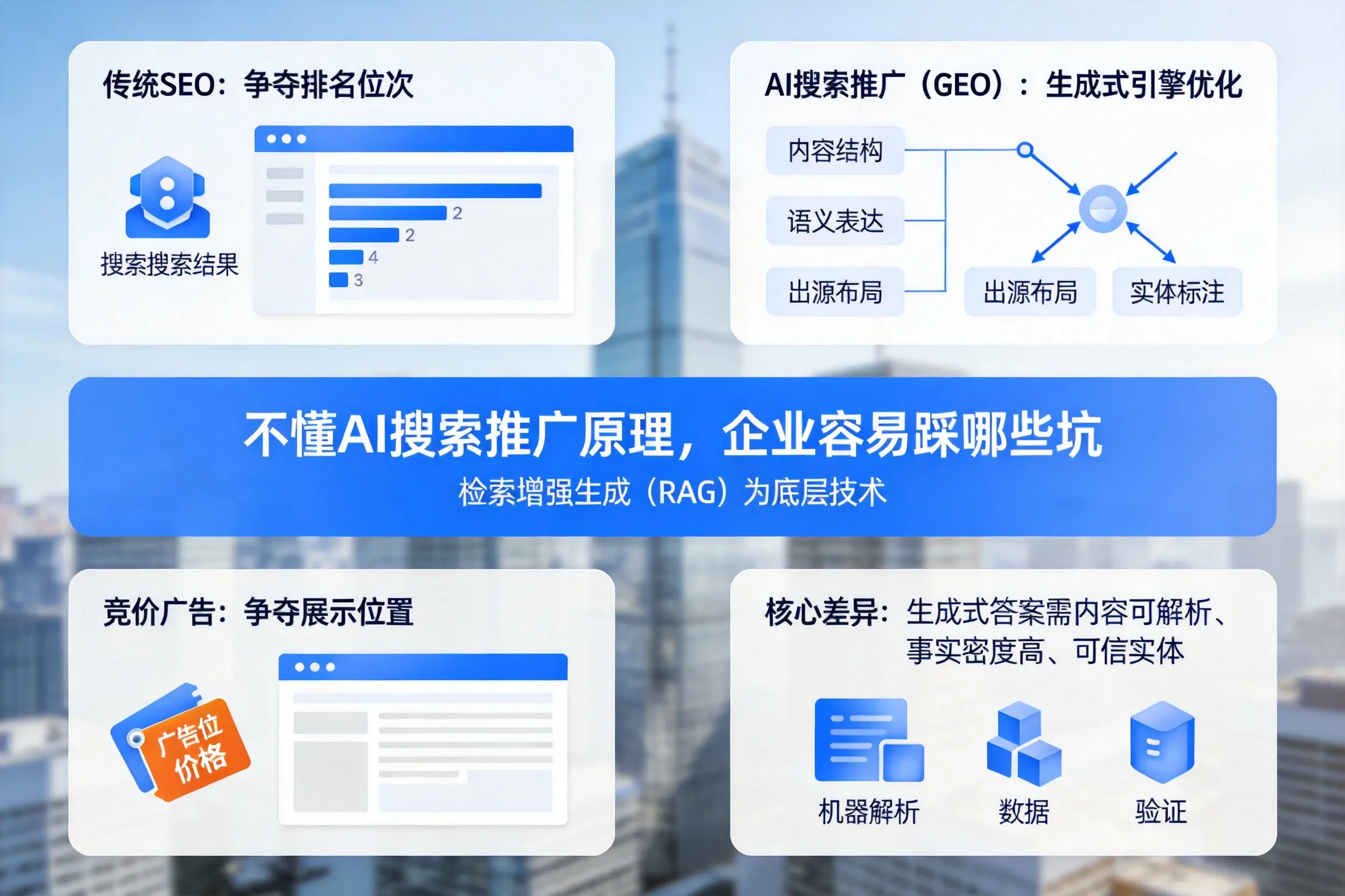 不懂AI搜索推广原理,双鸭山企业容易踩哪些坑