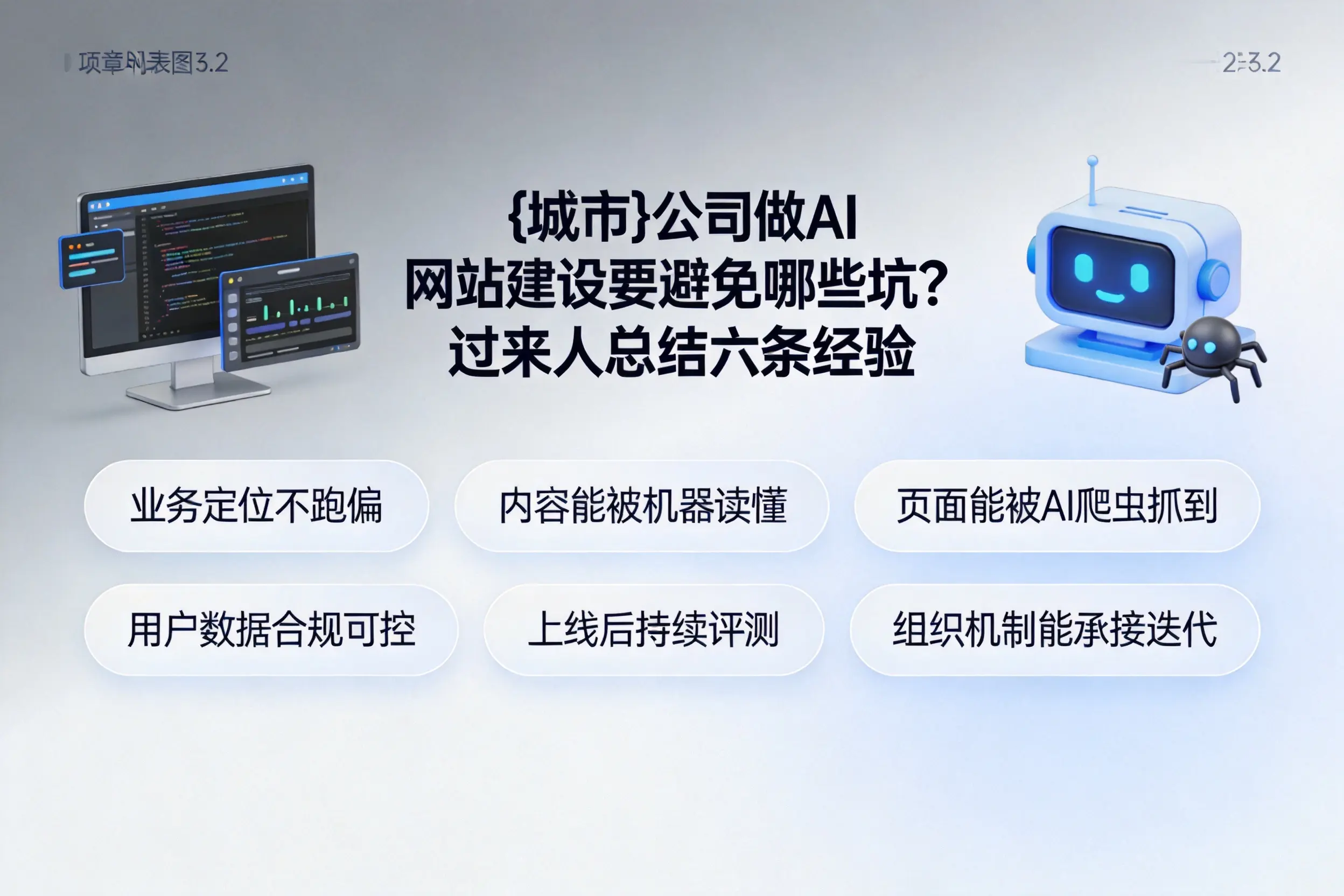 双鸭山公司做AI网站建设要避免哪些坑?过来人总结六条经验