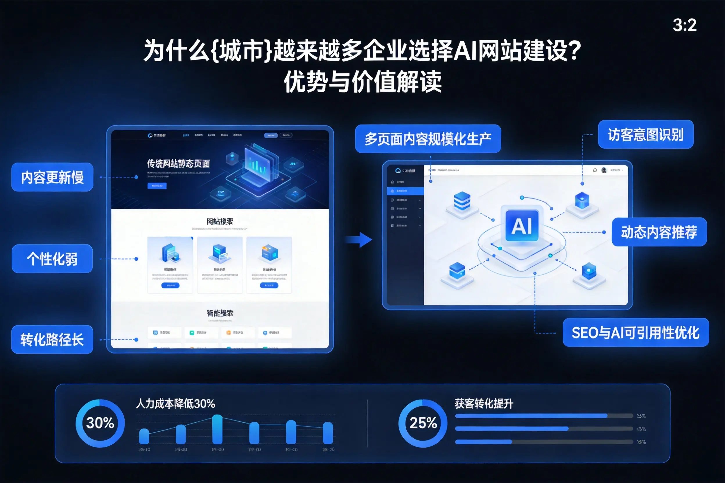 为什么双鸭山越来越多企业选择AI网站建设?优势与价值解读