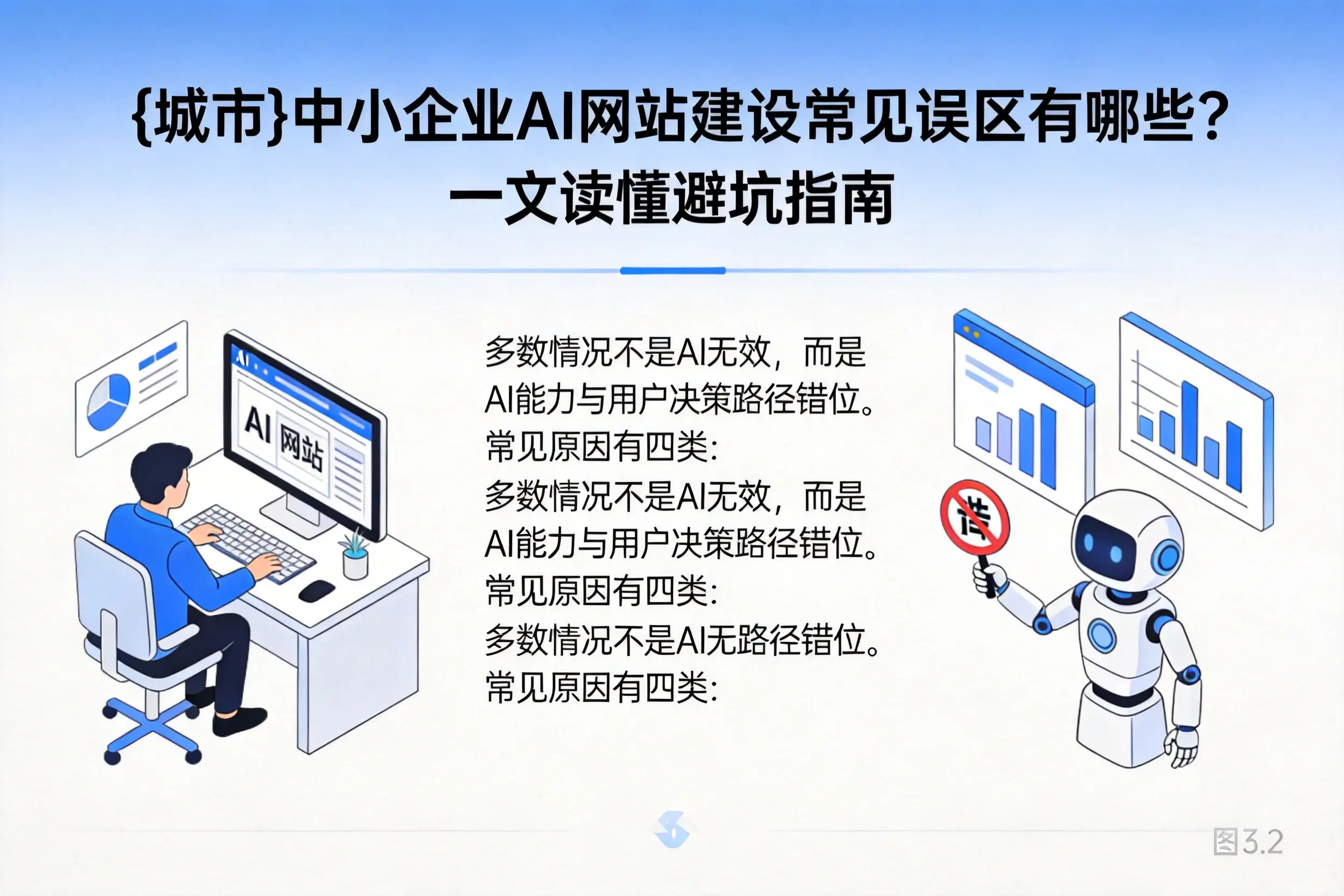 双鸭山中小企业AI网站建设常见误区有哪些?一文读懂避坑指南