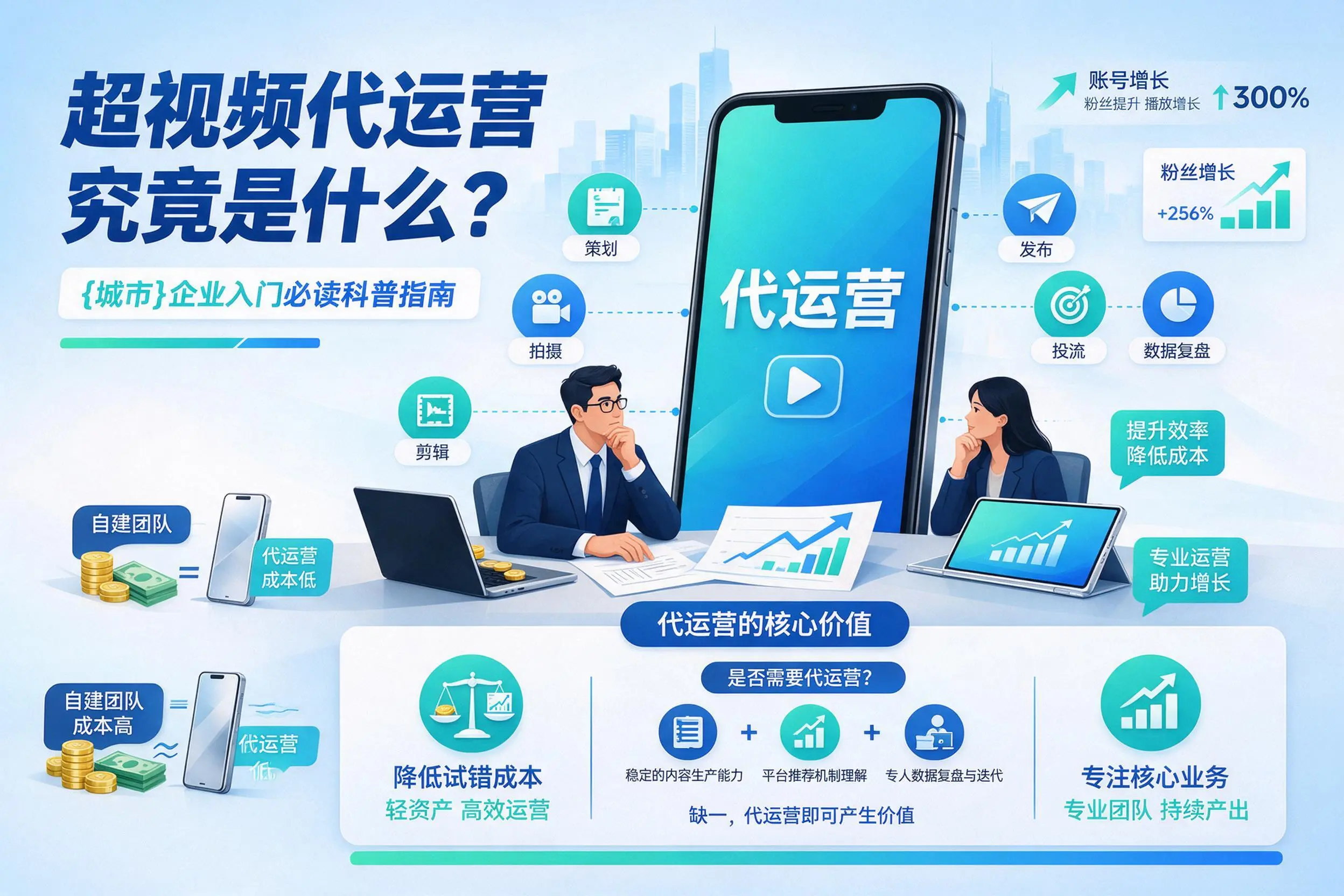 短视频代运营究竟是什么？双鸭山企业入门必读科普指南