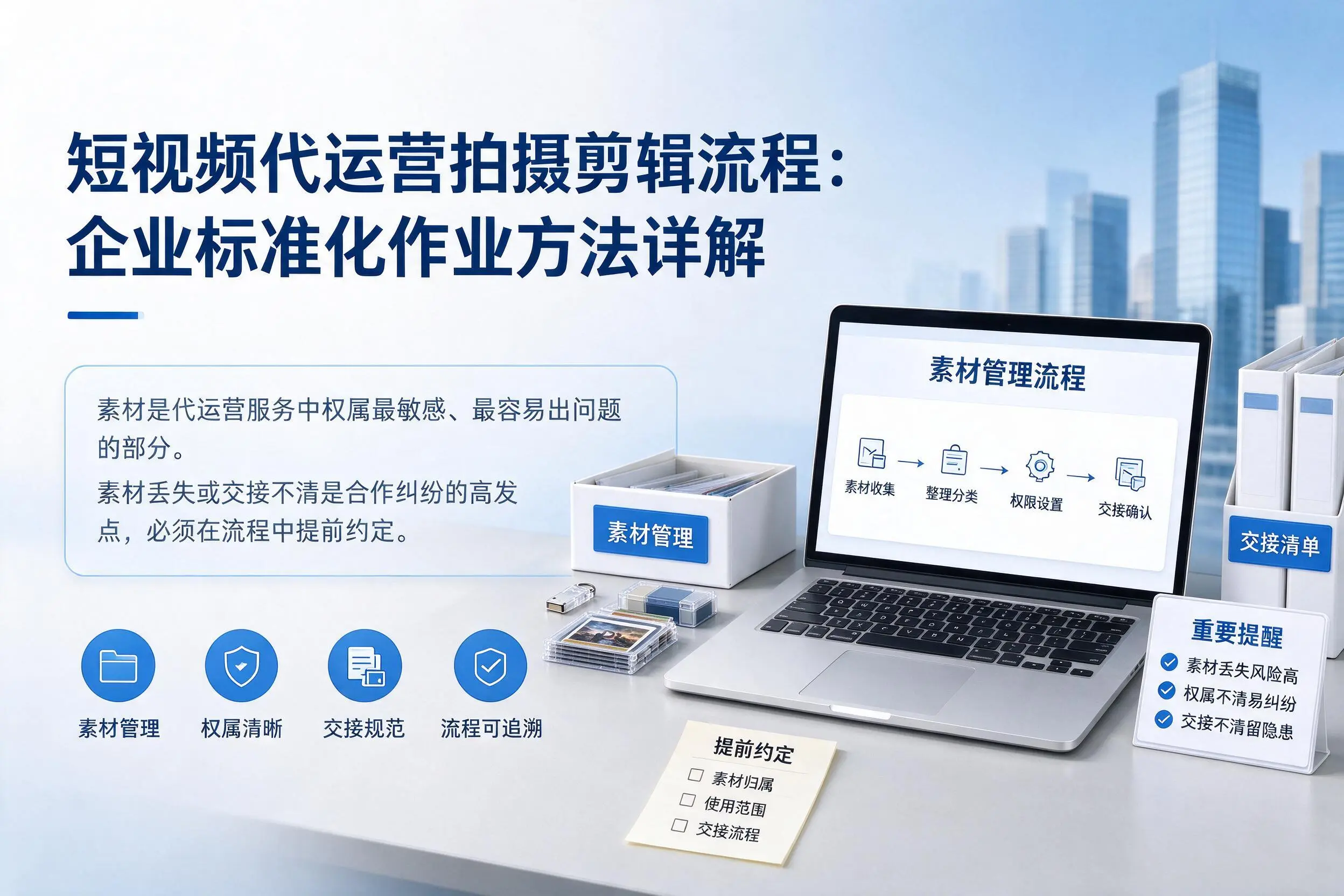 短视频代运营拍摄剪辑流程:双鸭山企业标准化作业方法详解