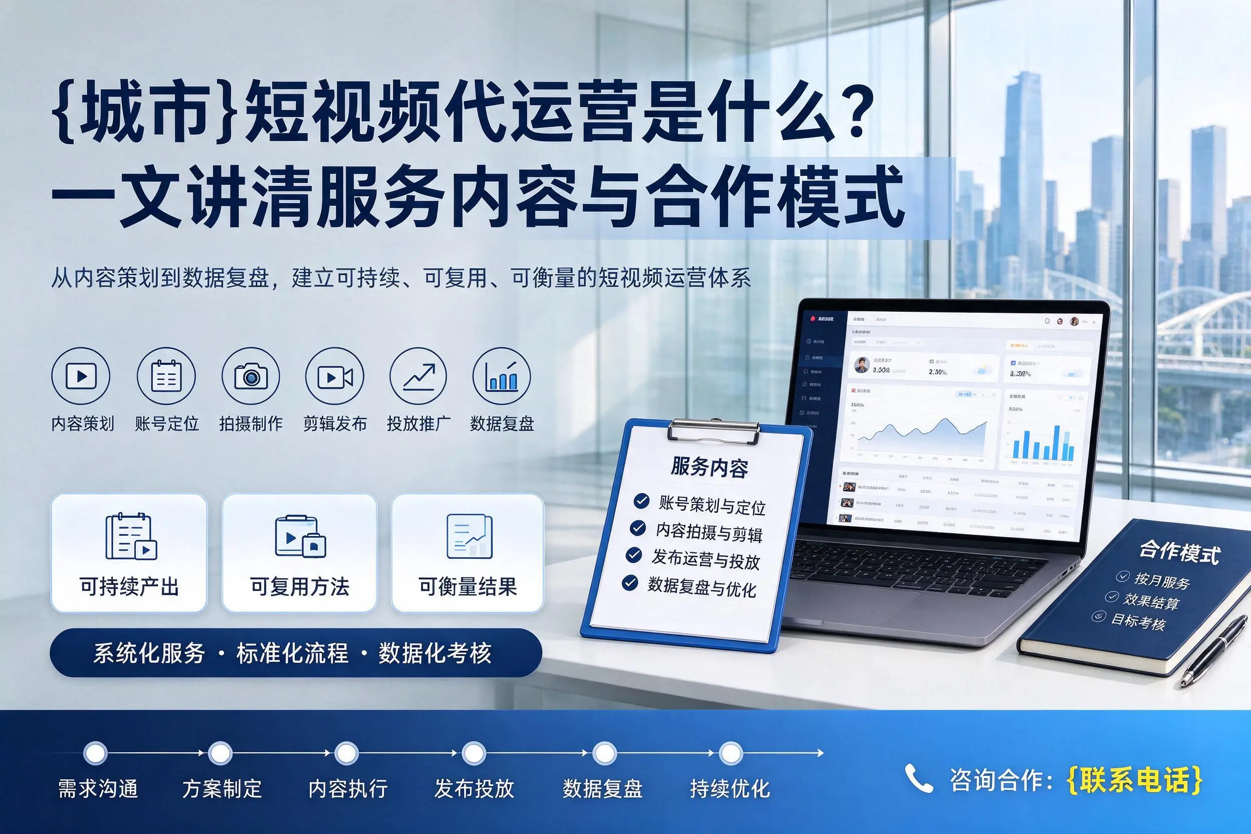 双鸭山短视频代运营是什么？一文讲清服务内容与合作模式